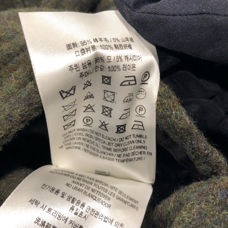バーバリー BURBERRY カシミヤ混フード付コート グリーン 面料95ウール5 レディース その他アウター