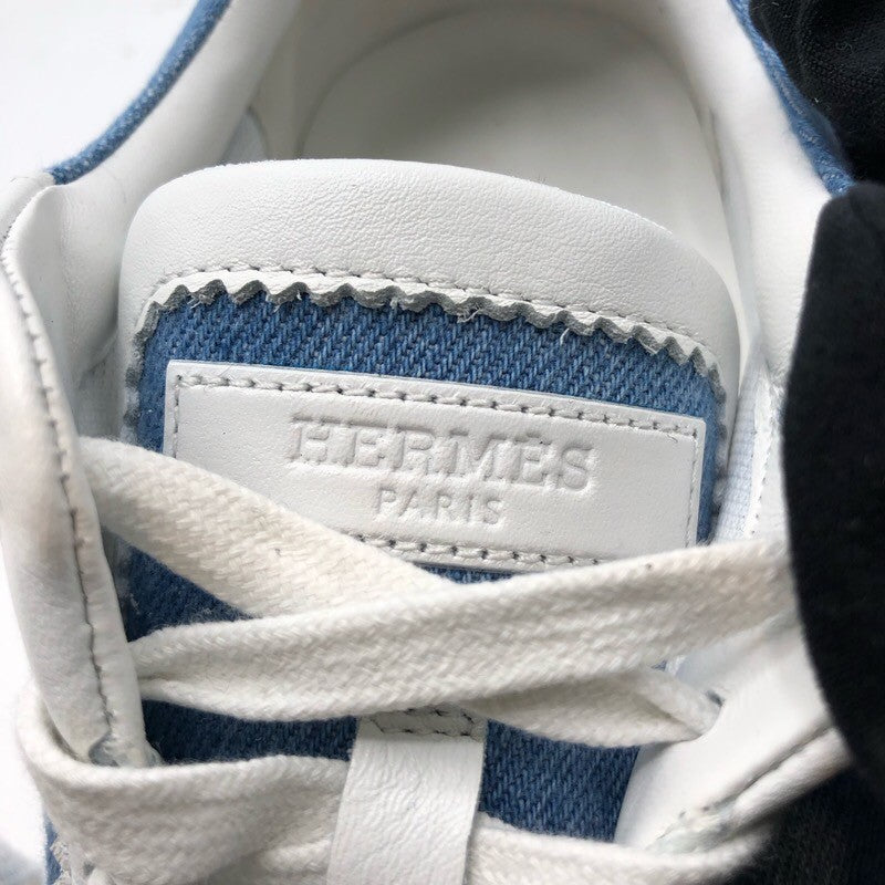 エルメス HERMES バウンシング ローカットスニーカー デニム レディース スニーカー