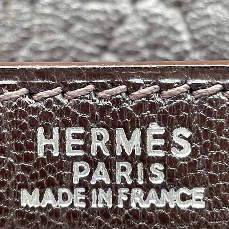 エルメス HERMES ケリー32 □F刻印　(2002年製) ショコラ　シルバー金具 シェーブル レディース ハンドバッグ