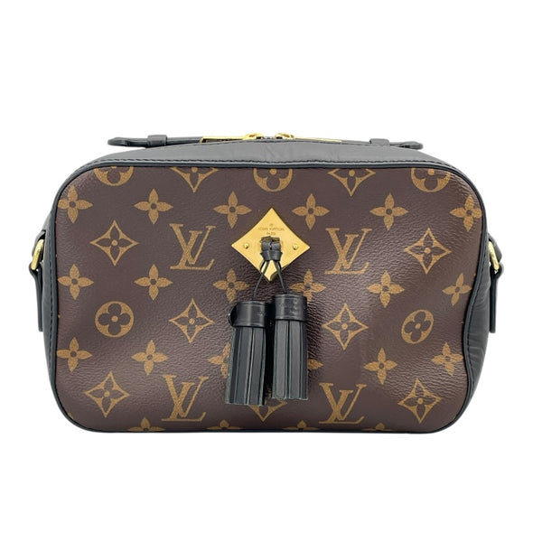 ルイ・ヴィトン LOUIS VUITTON サントンジュ M43555 ブラウン/ノワール　ゴールド金具 モノグラム レディース ショルダーバッグ