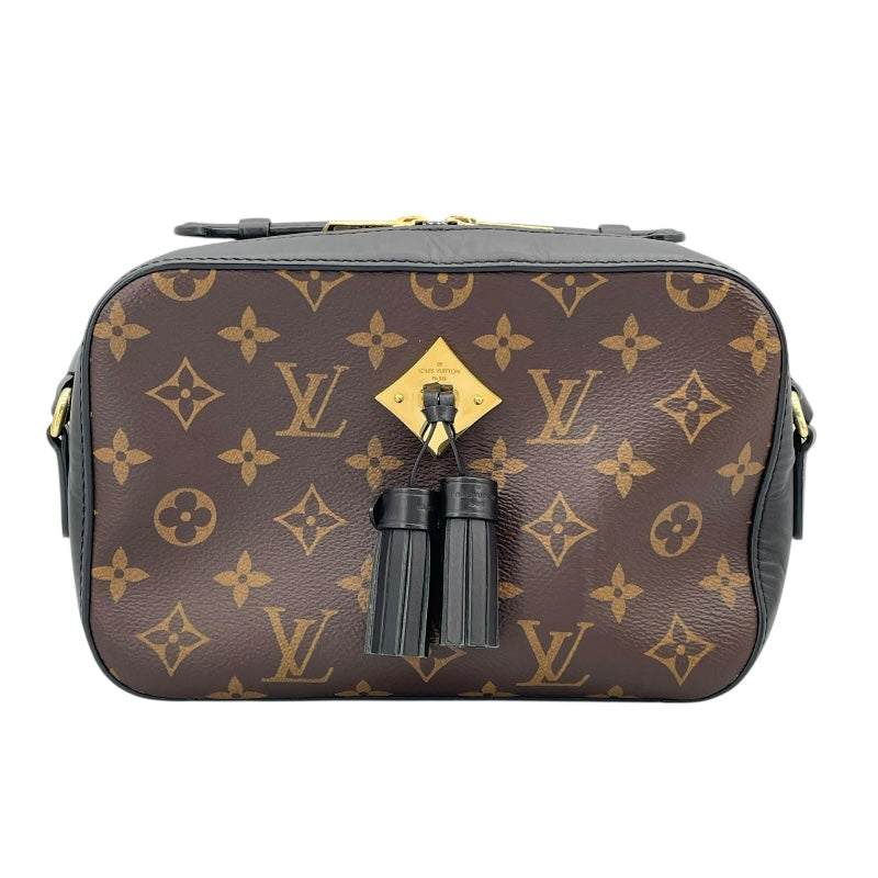 ルイ・ヴィトン LOUIS VUITTON サントンジュ M43555 ブラウン/ノワール　ゴールド金具 モノグラム レディース ショルダーバッグ