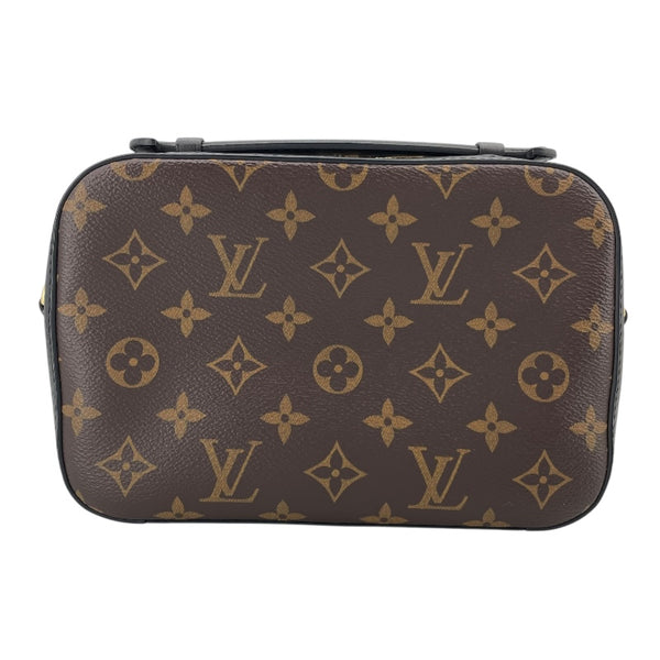 ルイ・ヴィトン LOUIS VUITTON サントンジュ M43555 ブラウン/ノワール　ゴールド金具 モノグラム レディース ショルダーバッグ