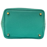 エルメス HERMES ピコタンロックPM U刻印 ヴェールジェイド GD金具 トリヨンクレマンス レディース ハンドバッグ