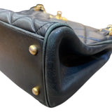 シャネル CHANEL マトラッセチェーンショルダーバッグ ブラック　GD金具 ラム レディース ショルダーバッグ