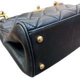 シャネル CHANEL マトラッセチェーンショルダーバッグ ブラック　GD金具 ラム レディース ショルダーバッグ