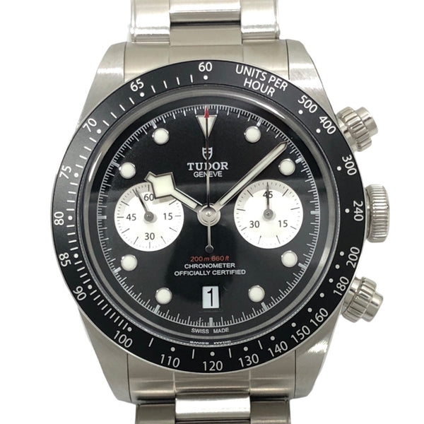 チューダー/チュードル TUDOR ブラックベイクロノ 79360N ブラック/シルバー SS メンズ 腕時計