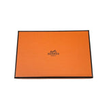 エルメス HERMES カルヴィ W刻 エトゥープ シルバー金具 エプソン ユニセックス カードケース