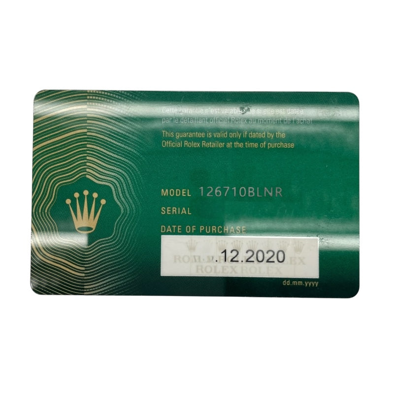 ロレックス ROLEX GMTマスター2 126710BLNR ブラック SS メンズ 腕時計