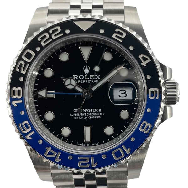 ロレックス ROLEX GMTマスター2 126710BLNR ブラック SS メンズ 腕時計