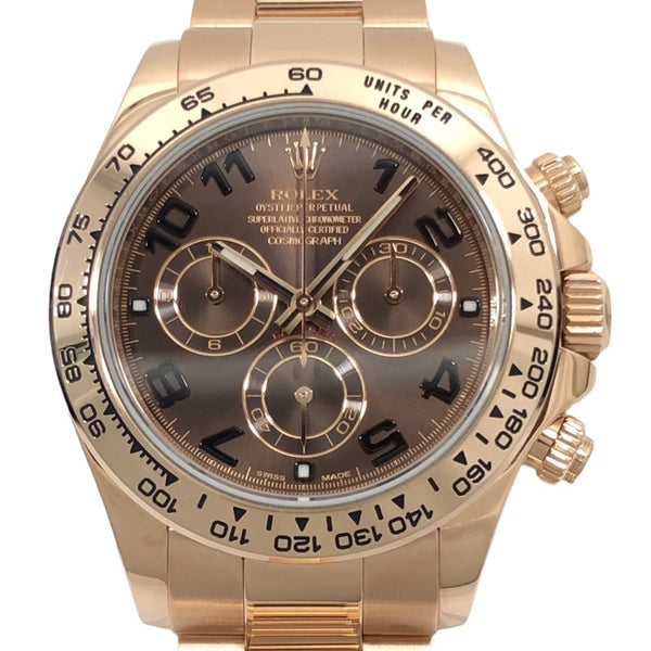 ロレックス ROLEX コスモグラフ･デイトナ ランダムシリアル 116505 チョコ K18PG メンズ 腕時計