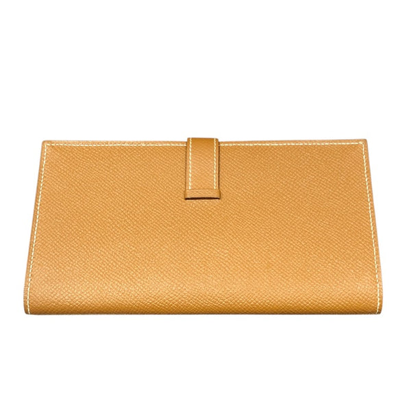 エルメス HERMES ベアンスフレ T刻印 ゴールド/SV金具 エプソン メンズ 長財布