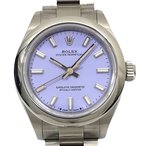 ロレックス ROLEX オイスターパーペチュアル28 ランダムシリアル 276200 ラベンダー SS レディース 腕時計