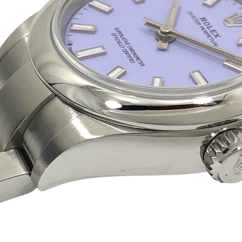 ロレックス ROLEX オイスターパーペチュアル28 ランダムシリアル 276200 ラベンダー SS レディース 腕時計