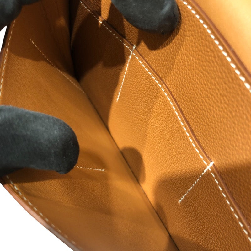 エルメス HERMES ドゴンGM W刻印 ゴールド/SV金具 エヴァーカラー メンズ 長財布