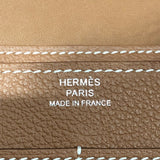 エルメス HERMES ドゴンGM W刻印 ゴールド/SV金具 エヴァーカラー メンズ 長財布