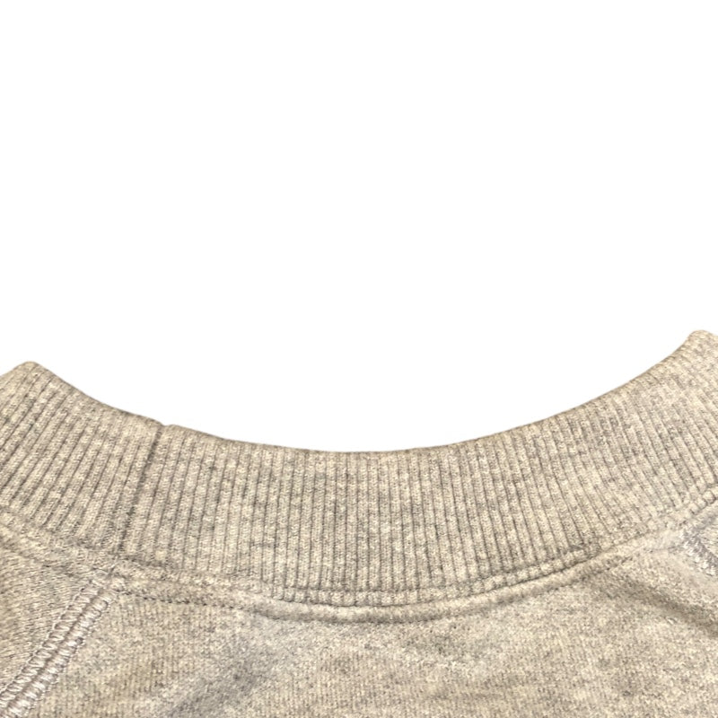 クリスチャン・ディオール Christian Dior フラワーロゴ半袖スウェットシャツ 113S05A4013 グレー コットン コットン レディース 半袖Ｔシャツ