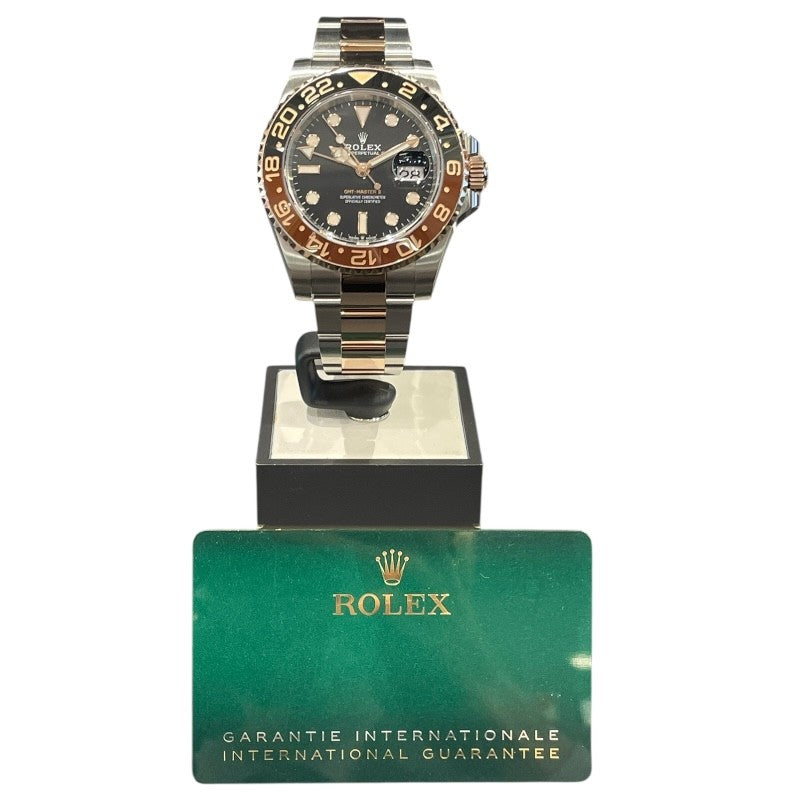 ロレックス ROLEX GMTマスター2 126710CHNR SS/YG メンズ 腕時計