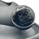 ロエベ LOEWE アナグラムロゴトングサンダル L616S03X02 ブラック ラバー レディース サンダル