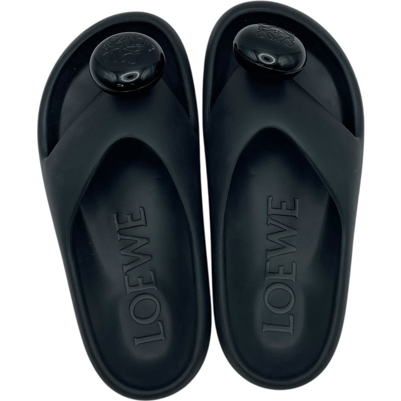 ロエベ LOEWE アナグラムロゴトングサンダル L616S03X02 ブラック