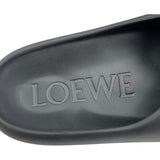 ロエベ LOEWE アナグラムロゴトングサンダル L616S03X02 ブラック ラバー レディース サンダル