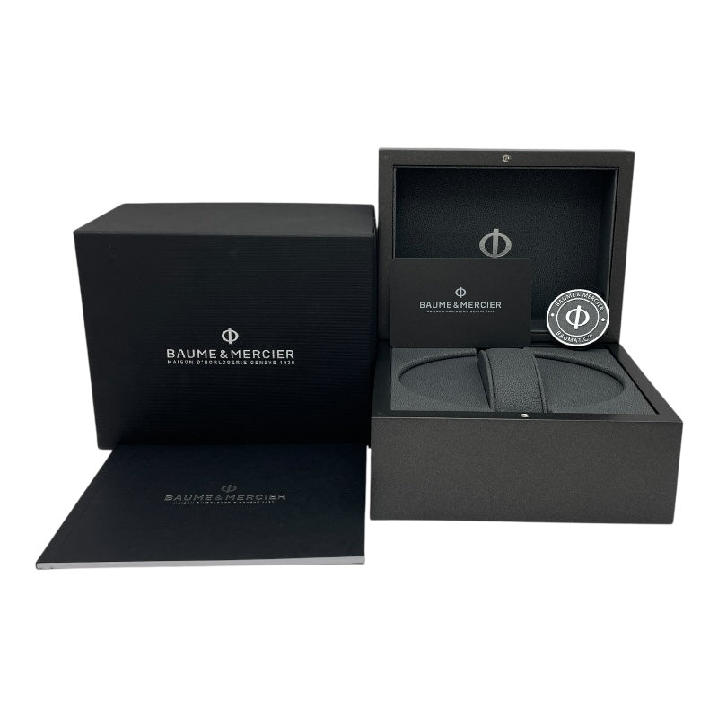 BAUME＆MERCIER クリフトン ボーマティック M0A10550 グレー SS 自動巻き メンズ 腕時計