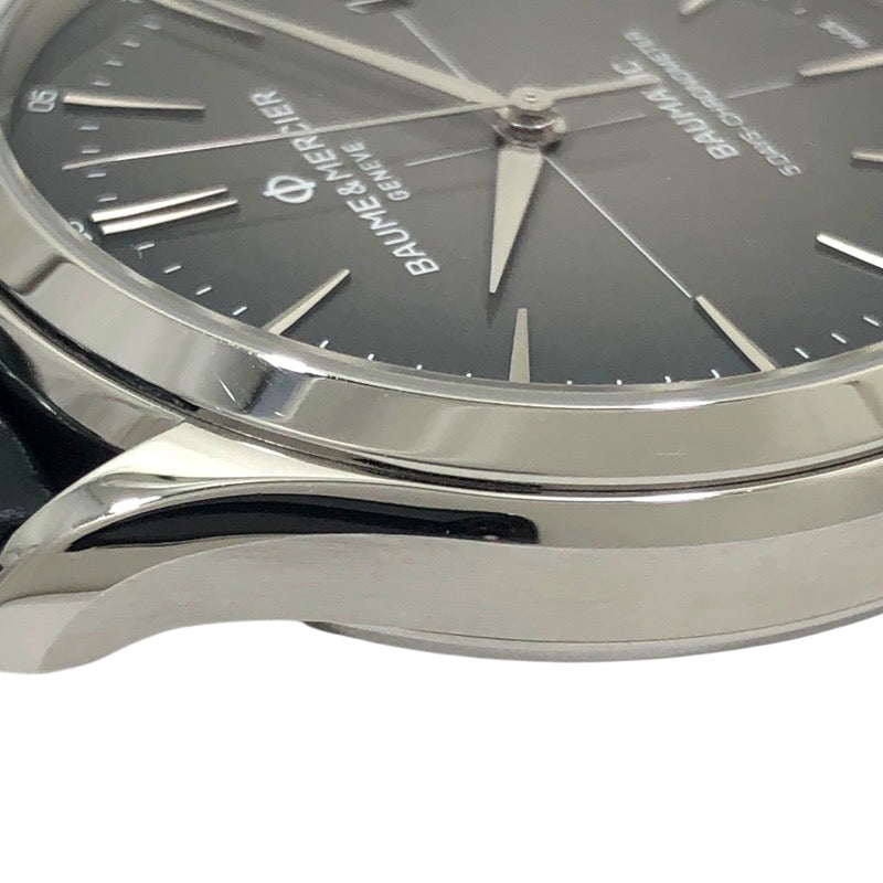 BAUME＆MERCIER クリフトン ボーマティック M0A10550 グレー SS 自動巻き メンズ 腕時計