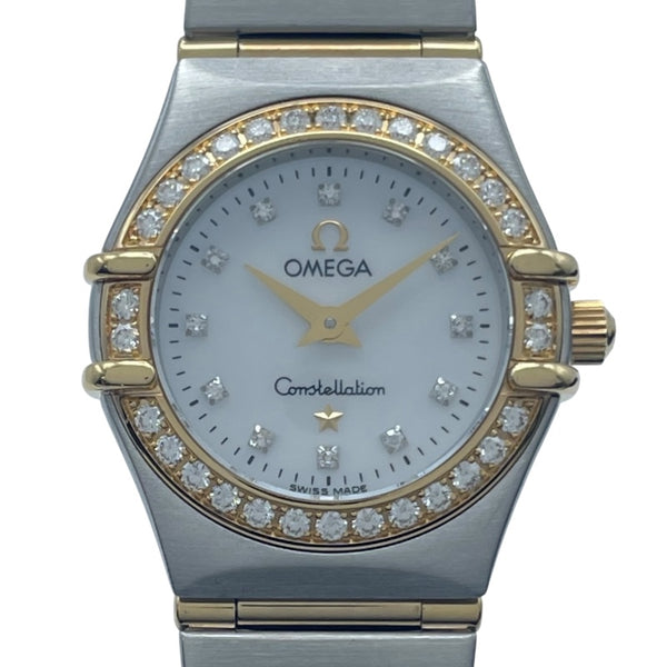 オメガ OMEGA コンステレーション ミニ ホワイトシェル 1367.70 ホワイトシェル K18/SS レディース 腕時計