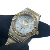 オメガ OMEGA コンステレーション ミニ ホワイトシェル 1367.70 ホワイトシェル K18/SS レディース 腕時計