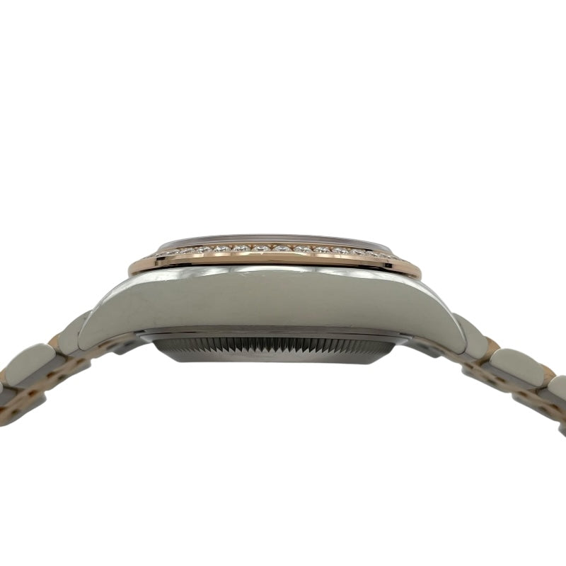ロレックス ROLEX デイトジャスト28 オーベルジーヌ 279381RBR オーベルジーヌ PG/SS レディース 腕時計