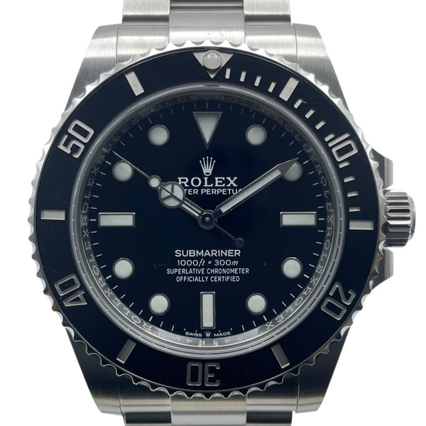 ロレックス ROLEX サブマリーナ ノンデイト 124060 ブラック SS メンズ 腕時計