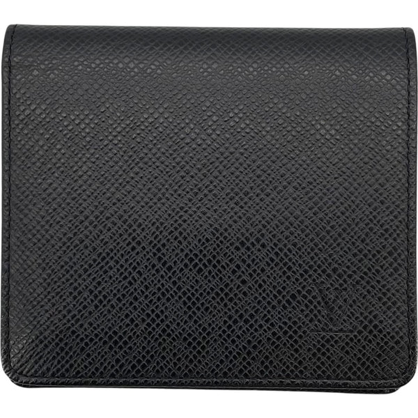 ルイ・ヴィトン LOUIS VUITTON ポルトビエ 3カルトクレディ M30452 ブラック タイガ メンズ 二つ折り財布