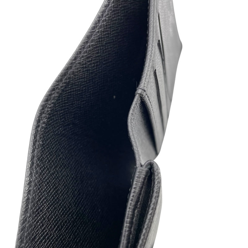 ルイ・ヴィトン LOUIS VUITTON ポルトビエ 3カルトクレディ M30452 ブラック タイガ メンズ 二つ折り財布