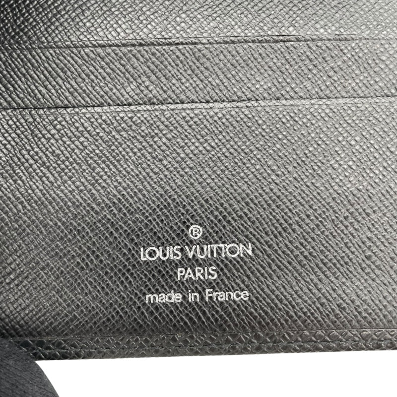 ルイ・ヴィトン LOUIS VUITTON ポルトビエ 3カルトクレディ M30452 ブラック タイガ メンズ 二つ折り財布