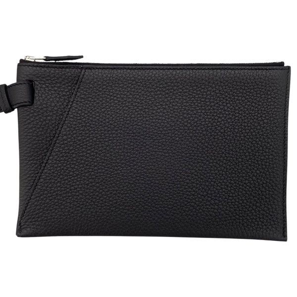 エルメス HERMES カバヴェルティージュ24 U刻 ブラック SV金具 トゴ メンズ クラッチバッグ