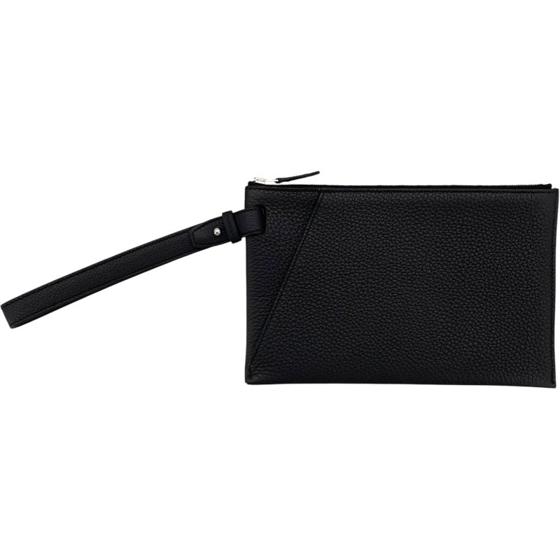 エルメス HERMES カバヴェルティージュ24 U刻 ブラック SV金具 トゴ メンズ クラッチバッグ