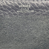 エルメス HERMES カバヴェルティージュ24 U刻 ブラック SV金具 トゴ メンズ クラッチバッグ