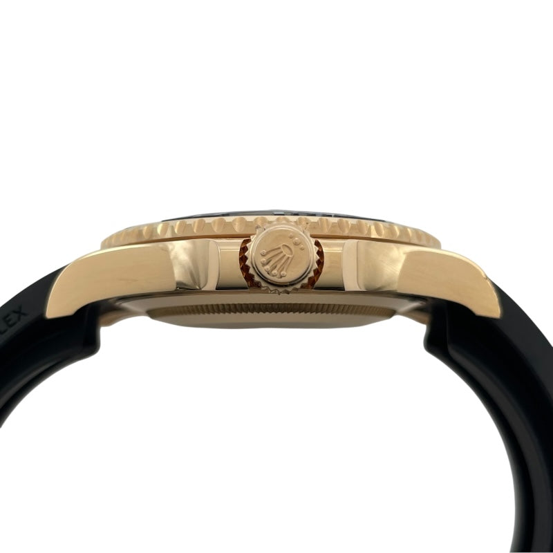 ロレックス ROLEX ヨットマスター40 116655 ブラック K18PG メンズ 腕時計