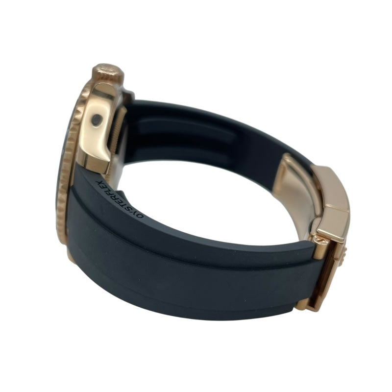 ロレックス ROLEX ヨットマスター40 116655 ブラック K18PG メンズ 腕時計