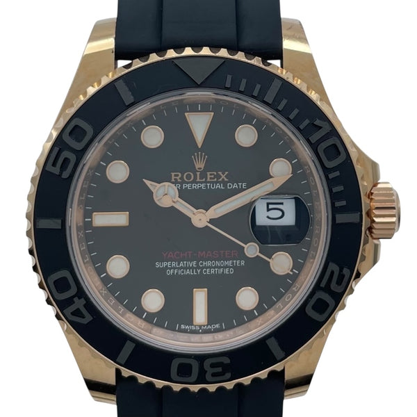 ロレックス ROLEX ヨットマスター40 116655 ブラック K18PG メンズ 腕時計
