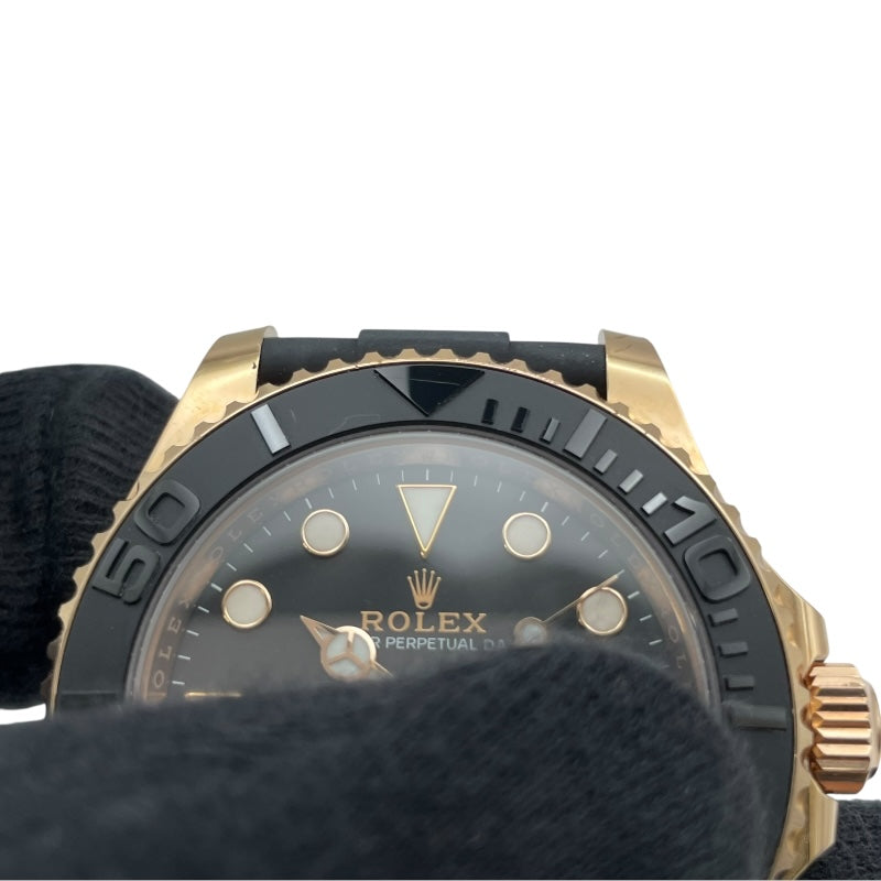 ロレックス ROLEX ヨットマスター40 116655 ブラック K18PG メンズ 腕時計