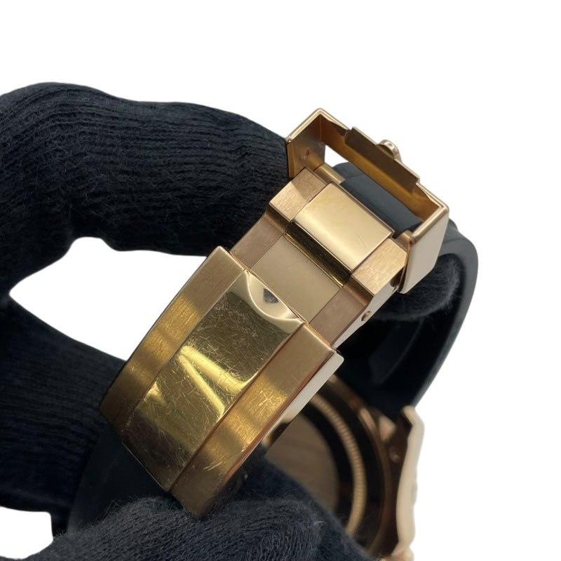 ロレックス ROLEX ヨットマスター40 116655 ブラック K18PG メンズ 腕時計