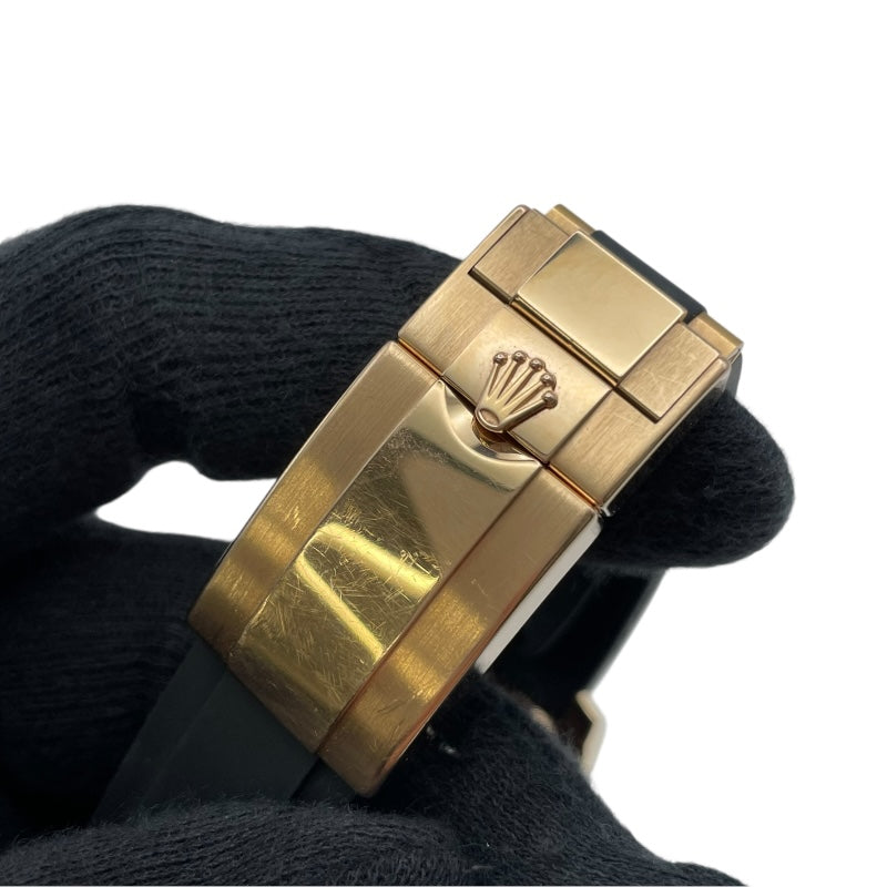 ロレックス ROLEX ヨットマスター40 116655 ブラック K18PG メンズ 腕時計