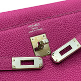 エルメス HERMES ケリー25 Y刻印 ローズパープル/シルバー金具 トゴ レディース ショルダーバッグ
