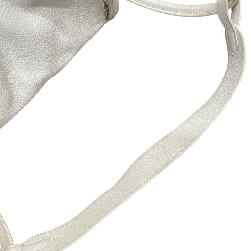 エルメス HERMES リンディ30 □K刻 ホワイト/シルバー金具 トリヨン レディース ショルダーバッグ