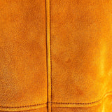 ロエベ LOEWE ムートンファーコート ブラウン レザー レディース その他アウター