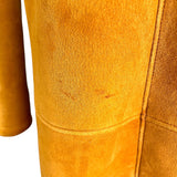 ロエベ LOEWE ムートンファーコート ブラウン レザー レディース その他アウター