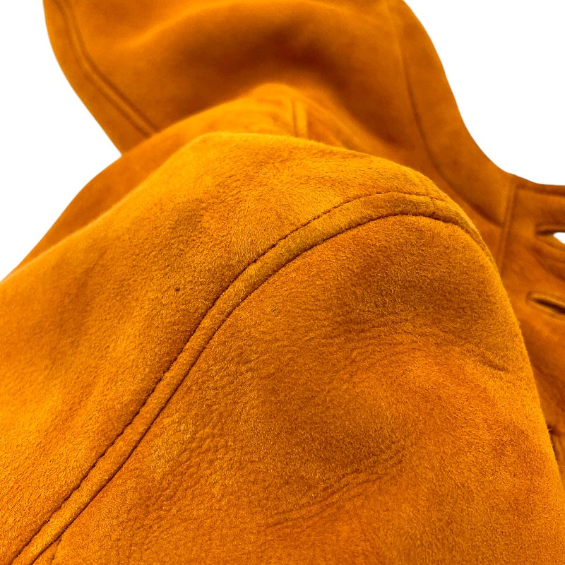 ロエベ LOEWE ムートンファーコート ブラウン レザー レディース その他アウター