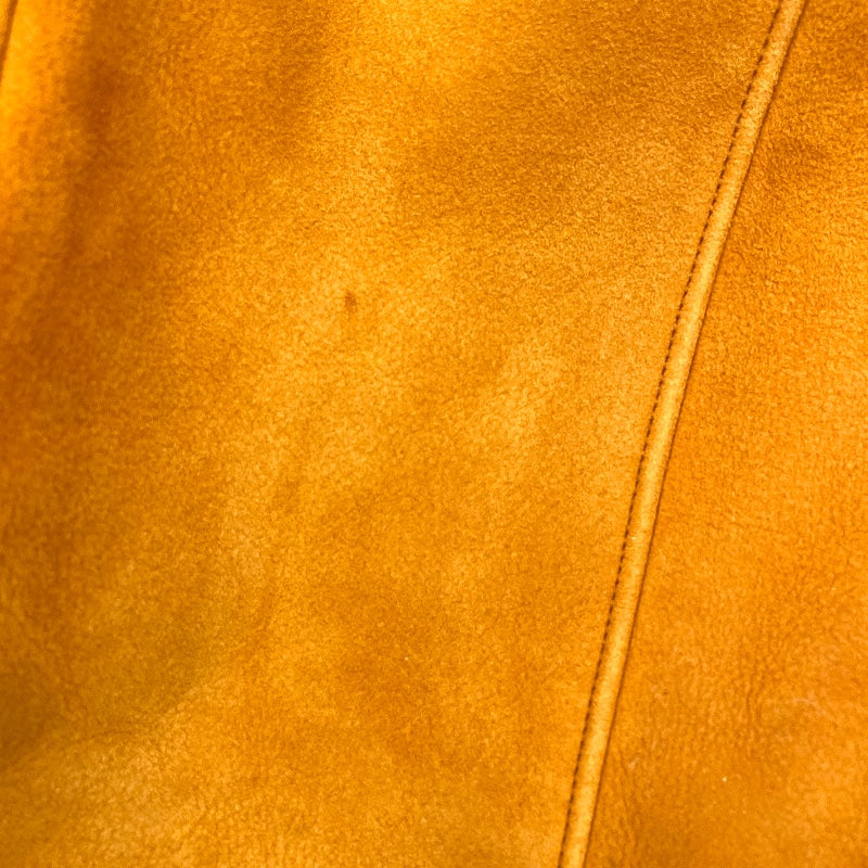 ロエベ LOEWE ムートンファーコート ブラウン レザー レディース その他アウター