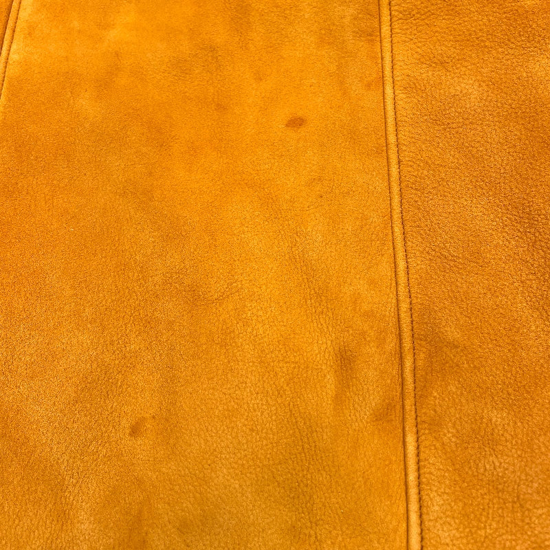 ロエベ LOEWE ムートンファーコート ブラウン レザー レディース その他アウター