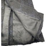 シャネル CHANEL リボン装飾ツイードコート P26886V17322 ブラック ウール レディース ダッフルコート